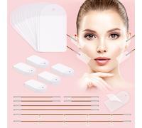 Face Lift Tape Invisible,Face Tape Lifting Invisible 140PCS Neck Tape Face Lift Tapes and Bands with 8 Strings Facelift Face Lifter Instant Facial Tape for Makeup Eyes Jowls Double Chin Sagging Skin