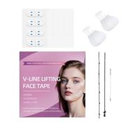 Face Lift Tape, Invisible Lifting Patch, Instant Firming Strip Tight Support Smooth Results, Skin Tape with Easy Use, Facial Tool for Rejuvenation Usage Men and Women, 3.35 x 0 Inch