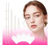 Face Lift Tape Invisible with String - 100 PCS Neck Tape Lifting Invisible for Instant Lifting Eye Brow Wrinkles, Ultra-Thin Facial Lifter, Facelift Stickers for Special Events & Makeup-Friendly Use