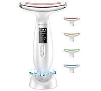 Face Lifting Device Facial Massager: Electric Skin Lift Neck Beauty Machine with 5°C Cooling Head - 45°C EMS Microcurrent Massage 6 Modes 4 LED- Face Sculpting Device Anti-Wrinkle Tightening Eye Body