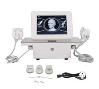 Face Lifting Microneedle RF Skin Tighten Machine, Electric Fractional Compress Ice Cold Machine, Microneedling Machine with 2 Handles, for Wrinkle Removal Therapy Facial Beauty