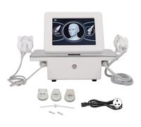 Face Lifting Microneedle RF Skin Tighten Machine, Stretch Mark Removal Skin Rejuvenation Beauty Machine with 2 Handles, for Wrinkle Removal Therapy Facial Beauty