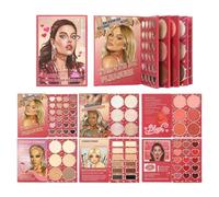 Face Make Complete Set,Portable Long-Lasting Shimmer | Women Makeup Eyeshadow Blusher - for Mother Wife Girlfriend Sisters Stage Dating Travel Photography