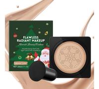 Face Makeup Foundation | Hydrating Concealing,Mushroom-Tip Cushion Foundation Cosmetic | for Sensitive Skin Mature Skin Commuting Wedding Daytime Date Night Beach Travel