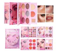 Face Makeup Palette | 43-Color Long-Lasting Waterproof Blush - Travel Eyeshadow Palette Makeup - for Daily Travel Dating Wedding Eye Ch hristmas Ladies Girls Girlfriend