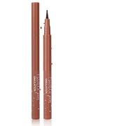 Face Makeup Pen - Waterproof Liquid Eyeliner, Technic Skinny Felt Tip | Durable Felt Pen Eyeliner, Deep Brown Cosmetic Tool with Round Tip for Travel, School, Outdoor Use