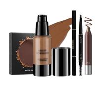 Face Makeup Set Bronze Long Lasting Foundation Contouring Powder | Makeup Contouring Powder For Women Mothers Travelers Brides Beauty Lovers Parties Weddings Special Occasions