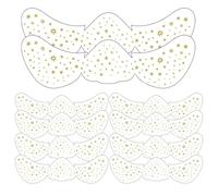 Face Makeup Stickers - Temporary Fake Makeup Stickers - 10 Pieces Glitter Stickers Stardust Temporary Makeup Stickers Fake Stain Sticker