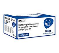 Face Mask Blue Pack of 50