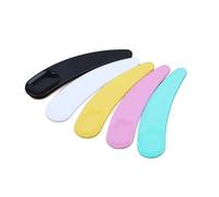 Face Mask Brush 100Pcs Face Mask Applicator Mini Cosmetic Spatula Facial Mask Mixing Sticks Disposable Curved Scoop Eye Cream Makeup Scoop Beauty Tool Accessories For Cosmetic Makeup(100pcs-mix)