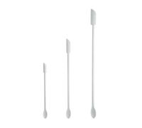 Face Mask Brush 4sets 12pcs Makeup Spatula Cosmetic Bottle Silicone Mini Scraper Three Piece Set Baking Double End Two In One Spatula Jam Bottle Scraper Spoon Set For Cosmetic Makeup(Nordic green26)