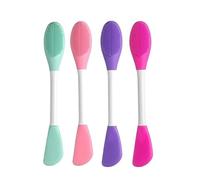 Face Mask Brush 8pcs Face Mask Applicator Double-Ended Silicone Face Mask Brush Reusable Soft Facial Masks Applicator Massage Spatula for Cream Skincare Supplies For Cosmetic Makeup(Mix)