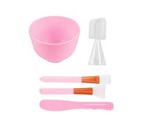 Face Mask Mixing Bowl Set Facial Mask Mixing Tool Kit Silicone Mask Bowl Stick Spatula Mask Brushes Soft Face Brushes
