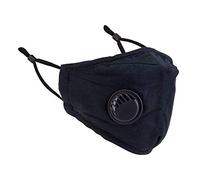 Face Mask Washable Reusable Face Mask without Filter (Black), Activated Carbon Filter Respirator Face Covering Cotton Face Mask Protection From Pollution
