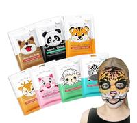 Face Masks Skincare- 7 Sheet Face Mask Moisturizing And Smoothing Face Mask Gift Set Improve Dullness & Brighten, Fun Animal Print Face Masks Gifts For Kids Teenage Girls