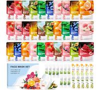 Face Masks Skincare Gift Set for Women, Hydrating Face Sheet Mask 60 pcs | Facial Masks Multipack with Sheet Mask,Mud Mask,Gel Mask,Beauty Set for Birthday Christmas Sleepover SPA Party Pamper Favours