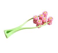 Face Massage Tool, Face Massage Roller, Y-Shaped Face Beauty Tool, Manual Relaxing Device, Portable 3D Flower Roller for Neck Body Skin Care