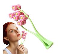 Face Massage Tool,Y-Shaped Relaxation Tool - Manual Relaxation Device, Portable 3D Flower Roller for Neck Body Skin Care