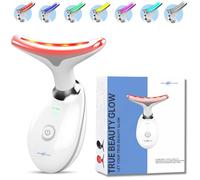 Face Massager - 2025 New Anti-Wrinkle Face Device, 7 in 1 Multi-Function True Beauty Glow Facial Massager and 45±5°C Heat, for SkinTightening & Neck Lifting EMS Massage Face Toning Firming for Women