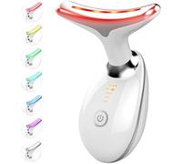Face Massager,2025 New Upgrade Skin Tightening Anti-Wrinkle Beauty Toning Device,Anti-Aging Neck Eye Massager with 7 Colors 3 Modes,Neck Lifting EMS Massage Face Toning Firming