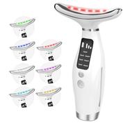 Face Massager, 3 Modes 7 Colors Anti-Wrinkle Face Toning Device with 45±5°C, Electric Facial & Neck Massager for Women