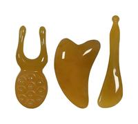 Face Massager, 3-Piece Resin Set for Manual Face Shaping and Skin Care, Face Massage Tools - For Daily Bathroom Beauty Regime of Women and Men in the Home Spa