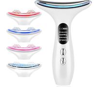 Face Massager 40-45 °C Anti-Wrinkle Facial Massager 4 in 1 Facial Lifting Device 4 Modes Face Sculptor EMS Microcurrent Massage Red Light Therapy Electric Skin Lift Neck Beauty Skin Tightening Machine
