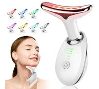 Face Massager, 7-in-1 LED Facial Lifting Device for Facial Lifting and Tightening with EMS Microcurrent & Heated High-Frequency Vibration, Neck Face Sculptor Tool for Wrinkle Removal & Anti-Aging