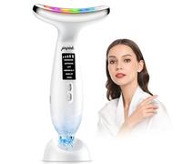 Face Massager Electric Lifting Device: Facial Lift Massager with 5°C Cooling & 45°C Heating - EMS Microcurrent Neck Beauty Tool 6 Modes 7 LED - Anti-Wrinkle Skin Tightening Eye Face Sculpting Machine