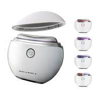 Face Massager Electric Sculpting Device,Face Lifting Device 45°C Heat EMS Microcurrent Gua Sha Tool,Facial Neck Massager Beauty with 4 Modes & 3 LED Anti-Aging Devices
