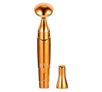 Face Massager Eye Massager Two in One Abs Golden | Essence Importing, All-round Skin Massage, Portable Use, Closely Touch with Eyes Skin, for Traveling Female
