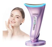 Face Massager Facial Lifting Device: Electric Neck Lift Machine 45°C Heat EMS Microcurrent Massage - 3 LED Face Toning Devices Wand Anti-Wrinkle - Anti-Aging Face Sculpting Device for Women Neck Care