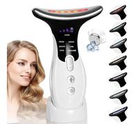 Face Massager Facial Lifting Device, Electric Skin Face Lift Machine with 5°C Cooling Head - 42°C EMS Microcurrent Massager - 6 Modes 7 LED, Anti-Wrinkle, Anti -Aging Care for Women
