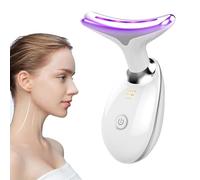 Face Massager, Facial Massager Electric Anti Aging 3 Modes 45°C for SkinTightening & Neck Lifting EMS Massage Face Toning Firming for Neck, Jaw, Cheek,EMS Lymphatic Drainage outdoor Indoor