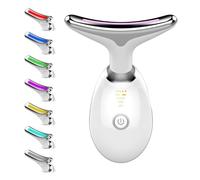 Face Massager LED Facial Sculptor Electric Guasha Tool Face Lifting Device Neck Massager Double Chin Reducer Lymphatic Face Brush Anti-Aging Massage Machine Beauty Tools LED Light Therapy Mask