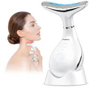 Face Massager Lift Device Electric: Facial Massager Lifting Machine Anti-Aging Neck Eye Device - 3 LED 42°C Heating EMS Microcurrent for Skin Firming - Neck Lifting Anti-Wrinkle Care Slimming Face