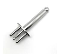 Face Massager Massage Pen, Magnetic Acupuncture Pen, 3-Fork Face Massager with Detachable Fork, Stainless Steel, Portable Handheld for Home