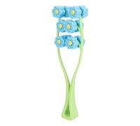 Face Massager Roller, Face Roller, Melon Seed Face Massager Comfortable Handle Massage Roller Face Yoga Tools for Legs Women Arms (Blue)