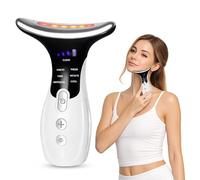 Face Massager with,EMS Microcurrent Facial & Neck Massager,7 LED Light,42°C Cold Therapy,Improve Neck Lines Skin Tightening & Face Lifting Device,Anti-Aging Sculpting Beauty Tool