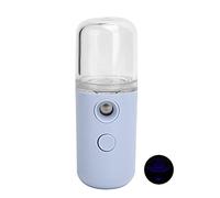 Face Mini Facial Sprayer, Nano Spray Mini Spray Bottle Rechargeable Moisturizing Hydrating Handheld Face Mist Sprayer Face Humidifier Sprayer (Light Purple)