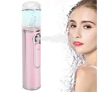 Face Mist Sprayer USB Rechargeable Moisturizing Hydrating Face Humidifier Pink the Sprayer a Delicate That Only But Helps Cleanse Face Mist SprayerMist SprayerFace Sprayer Mist