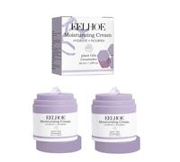 Face Moisturiser, Elephant Lala Retro Whipped Cream Polypeptidcreme,Replenishing Moisturiser for Skin Protection and Rejuvenation,50ml Bubble Skincare (2Pcs)