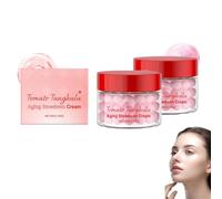Face Moisturizer Cream, Dual Texture Ampoule Capsules And Hyaluronic Acid, Ceramide, Peptide Complex, Skin Tightening for Youthful, Glowing Skin With Vitamin-Rich for Men & Women (2)