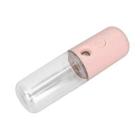 Face Nano Manure Sprayer, ABS Shell Portable USB Load 50 Ml Capacity Wide Application Cell Phone Crap Sprayer for the Trip (Light Pink)