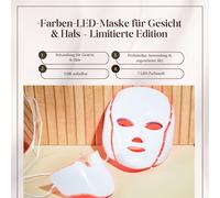 Face & Neck LED Mask - 7 Colour Limited Edition Erth Skin London Beauty White One Size