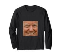 face of president Donald J Long Sleeve T-Shirt