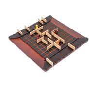 Face Off Board Game Ages 3 and Up | Wooden Two Player Thinking Strategy Set with 4 Pawns, 20, Family Tabletop Play Home