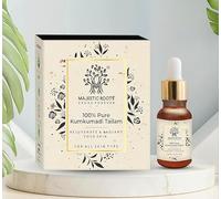 face oil for glowing skin, 100% Ayurvedic, anti-aging, skin care, deep moisturization, blemish reduction, and radiance boosting, fast absorbing, Kumkumadi Tailam from vedas, 15ml
