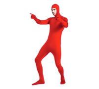 Face Open Bodysuit - Open Face Bodysuit, Stage Play Performance Ninja Invisible Cloak Halloween Costume Invisible Suit Cos Night WalkerInvisible Cloak Revealing Faces