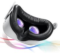 Face Pad & Face Cover Cushion Replacement Compatible with Oculus/Meta Quest 2 -VR Accessories Facial Interface Bracket Foam Soft Silicone & Comfortable Leather Sweat-Proof Anti-Leakage Nose Pad